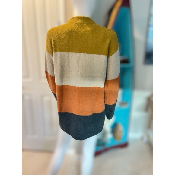 MYSTREE Gorgeous color block ever so soft cardigan S M L - Picture 3 of 4